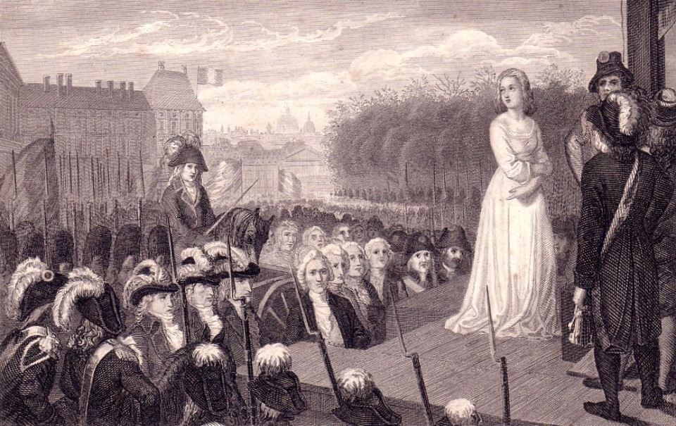 16 octobre 1793 calvaire de la reine Marie-Antoinette