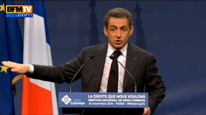 Sarkozy meeting sens commun