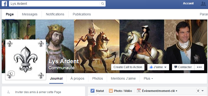 page facebook lys ardent