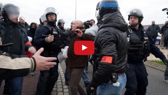 calais pegida arrestation general Piquemal