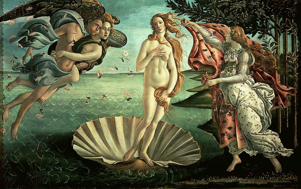 la naissance de venus botticelli